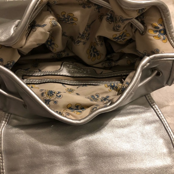 Metallic Silver Backpack - Picture 4 of 5